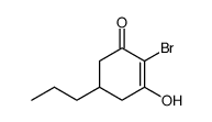 2-bromo-3-hydroxy-5-propylcyclohex-2-enone结构式