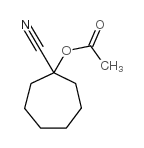 (1-cyanocycloheptyl) acetate Structure