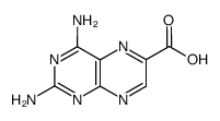 2,4-diamino-pteridine-6-carboxylic acid Structure