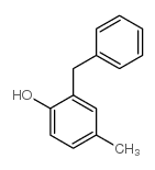 2-苄基-4-甲基苯酚结构式