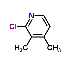 2-氯-3,4-二甲基吡啶结构式