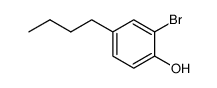 2-bromo 4-butylphenol Structure