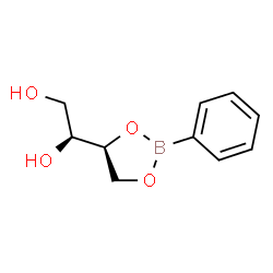 (S)-[(S)-2-Phenyl-1,3,2-dioxaborolan-4-yl]-1,2-ethanediol结构式