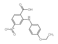2-((4-乙氧基苯基)氨基)-4-硝基苯甲酸结构式