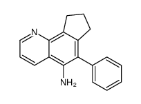 6-phenyl-8,9-dihydro-7H-cyclopenta[h]quinolin-5-amine结构式
