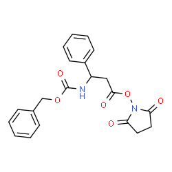 β-[[[(苯甲氧基)羰基]氨基]-苯丙酸2,5-二氧-1-吡咯烷基酯结构式