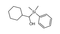 cyclohexyl(dimethyl(phenyl)silyl)methanol Structure