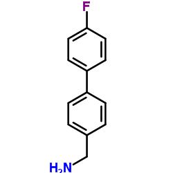 (4’-氟联苯-4-基)甲胺结构式