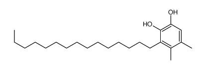 4,5-dimethyl-3-pentadecylbenzene-1,2-diol Structure