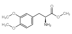 (S)-3,4-二甲氧基苯基丙氨酸甲酯结构式