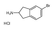 5-溴-2,3-二氢-1H-茚-2-胺盐酸盐结构式