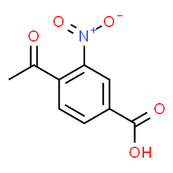 4-乙酰基-3-硝基苯甲酸结构式