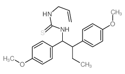 Thiourea,N-[1,2-bis(4-methoxyphenyl)butyl]-N'-2-propen-1-yl- structure