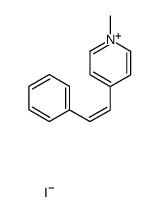 cis-N-methyl-3-(β-styryl)pyridinium iodide结构式