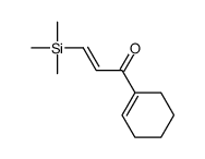 1-(cyclohexen-1-yl)-3-trimethylsilylprop-2-en-1-one结构式
