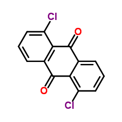 1,5-二氯蒽醌结构式