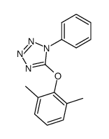 5-(2,6-dimethylphenoxy)-1-phenyl-1H-tetrazole结构式