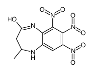 2-methyl-6,7,8-trinitro-1,2,3,5-tetrahydro-1,5-benzodiazepin-4-one Structure
