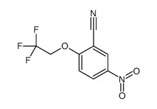 5-nitro-2-(2,2,2-trifluoroethoxy)benzonitrile结构式