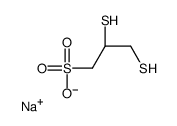 sodium (R)-2,3-dimercaptopropanesulphonate结构式