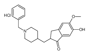 6-O-DESMETHYL DONEPEZIL HYDROCHLORIDE结构式