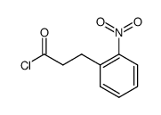 3-(2-nitro-phenyl)-propionyl chloride Structure