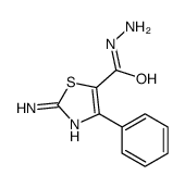 2-Amino-4-phenyl-1,3-thiazole-5-carbohydrazide Structure