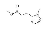 3-(1-Methyl-1H-imidazol-2-yl)-propionic acid methyl ester Structure