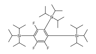 tri(propan-2-yl)-[2,3,5-trifluoro-4,6-bis[tri(propan-2-yl)silyl]phenyl]silane Structure
