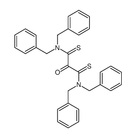 N,N,N',N'-tetrabenzyl-2-oxopropanedithioamide Structure