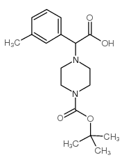 2-(4-Boc-哌嗪)-2-(3-甲基苯基)乙酸图片
