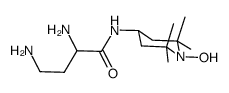 N-(2,2,6,6-tetramethyl-1-oxy-4-piperidinyl)-2,4-diaminobutyramide Structure