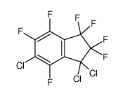 1,1,6-trichloro-2,2,3,3,4,5,7-heptafluoroindene Structure