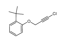 1-(tert-Butyl)-2-((3-chloroprop-2-yn-1-yl)oxy)benzene结构式