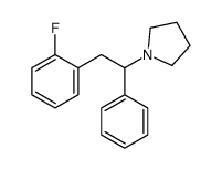 1-[2-(2-fluorophenyl)-1-phenylethyl]pyrrolidine Structure