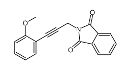 2-[3-(2-methoxyphenyl)prop-2-ynyl]isoindole-1,3-dione Structure