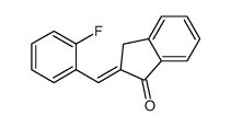 2-[(2-fluorophenyl)methylidene]-3H-inden-1-one结构式