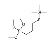 trimethoxy(3-trimethylsilylsulfanylpropyl)silane结构式