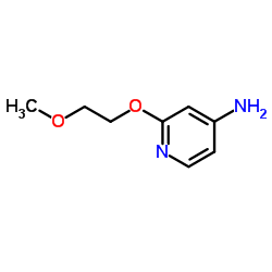 2-(2-甲氧基乙氧基)吡啶-4-胺结构式