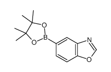 苯并恶唑-5-硼酸频哪醇酯结构式