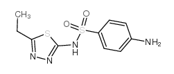球磺胺结构式