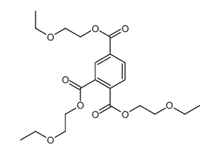 tris(2-ethoxyethyl) benzene-1,2,4-tricarboxylate Structure