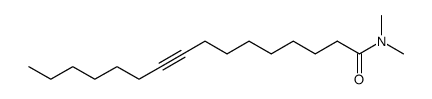 α-(N.N-Dimethyl-carbamoyl)-pentadecin-(8)结构式