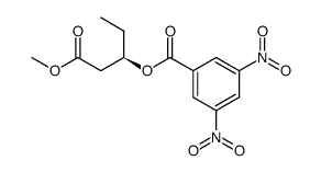 methyl (3R)-3-(3',5'-dinitrobenzoyloxy)-pentanoate结构式