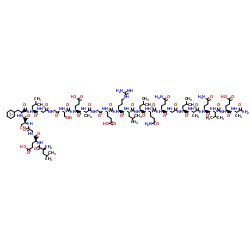Neuroendocrine Regulatory Peptide-1 (rat) trifluoroacetate salt structure