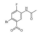 Acetamide, N-(4-bromo-2-fluoro-5-nitrophenyl) Structure