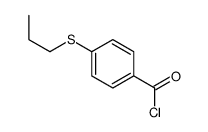 4-propylsulfanylbenzoyl chloride结构式