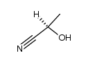 (+)-2-hydroxypropionitrile结构式