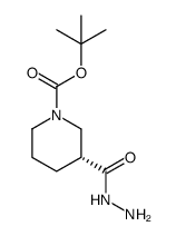 R-(N-Boc)-piperidine-3-carboxylhydrazide Structure