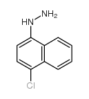 (4-氯-1-萘)-肼盐酸盐结构式
